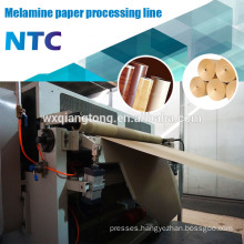 HPL Paper impregnate line / Decor melamine paper gluing line